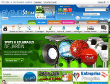 Tablet Screenshot of elysun-store.fr